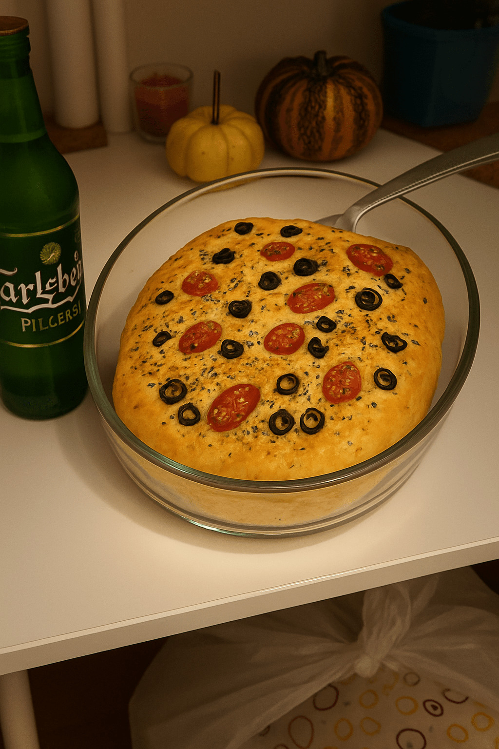 🧄🔥 Sarımsaklı Focaccia