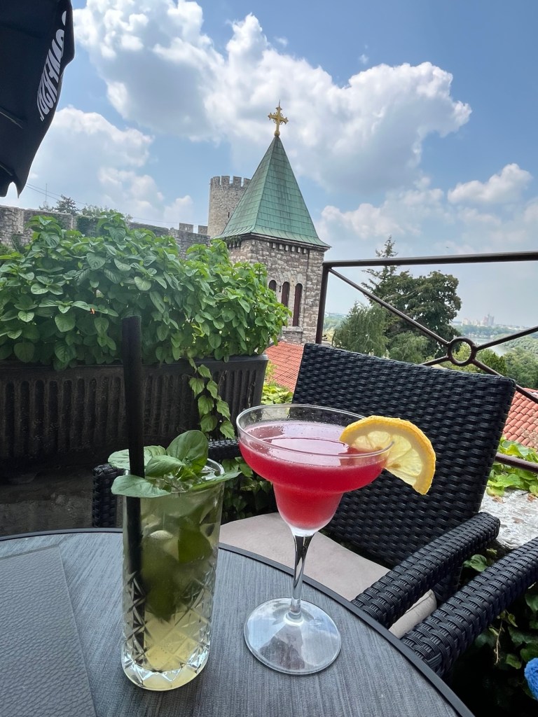Belgrad Kale Megdan’daki Caffe Fortress’dan bir fotoğraf