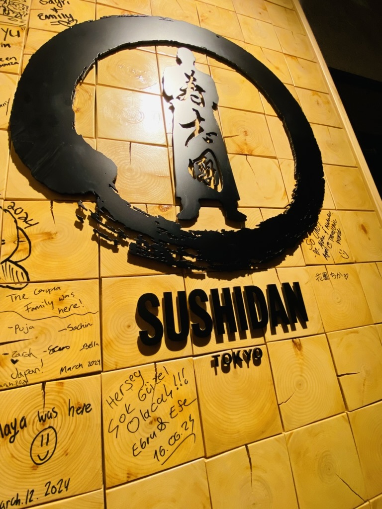 Sushidan’da duvara yazdığımız yazı