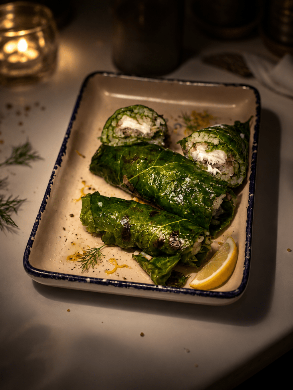 🥬 Kara Lahana Sarmalı Levrek Tarifi