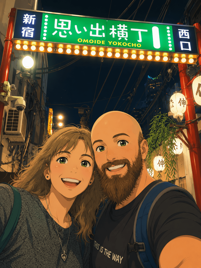 2026 Japonya yolculuğundan: Shinjuku omoide yokocho gece