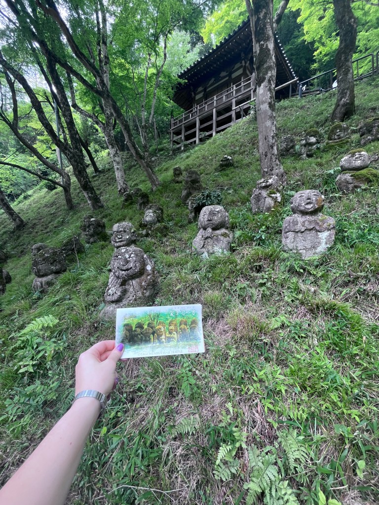 2026 Japonya yolculuğundan: Otagi Nenbutsu-ji rakan heykelleri yamaç