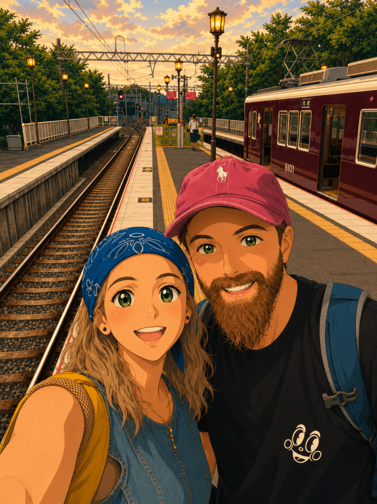 2026 Japonya yolculuğundan: Kyoto tren istasyonu selfie