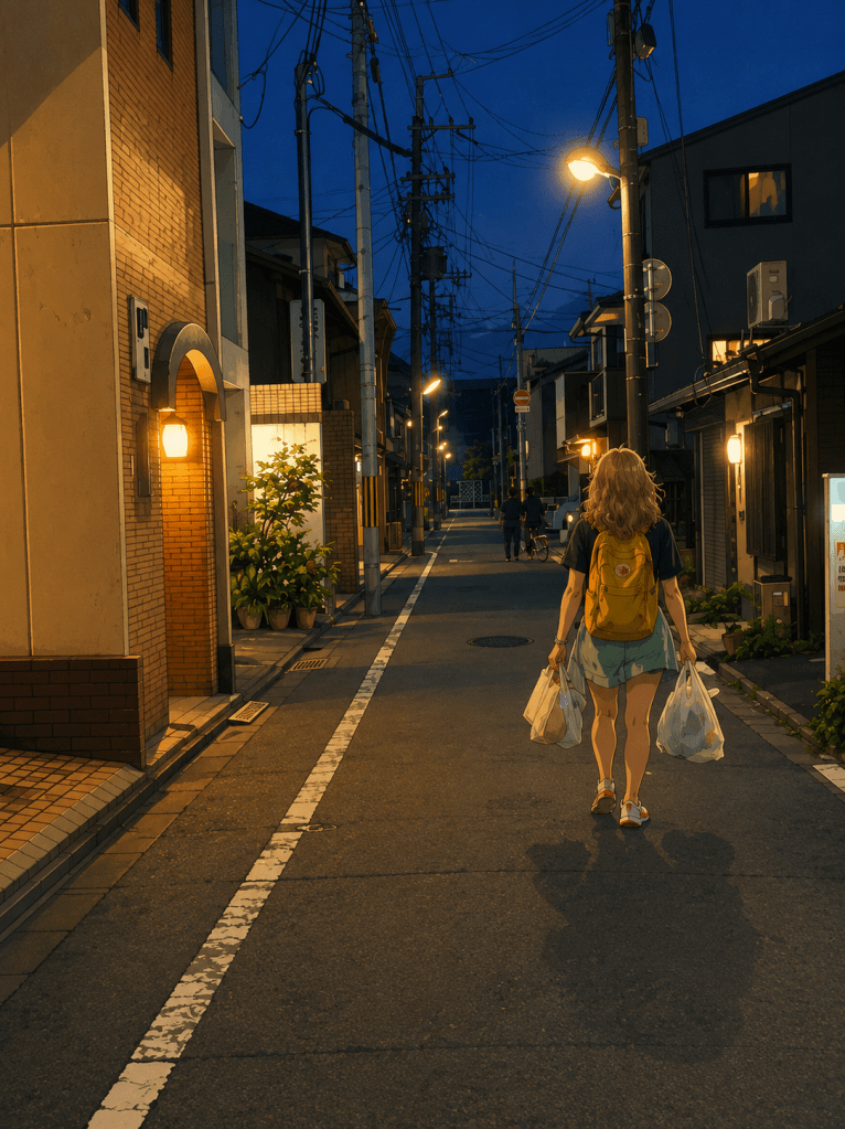 2026 Japonya yolculuğundan: Kyoto sakin gece sokağı