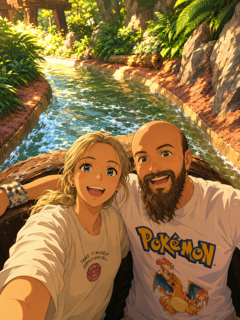 2026 Japonya yolculuğundan: Tokyo Disneyland nehir selfie