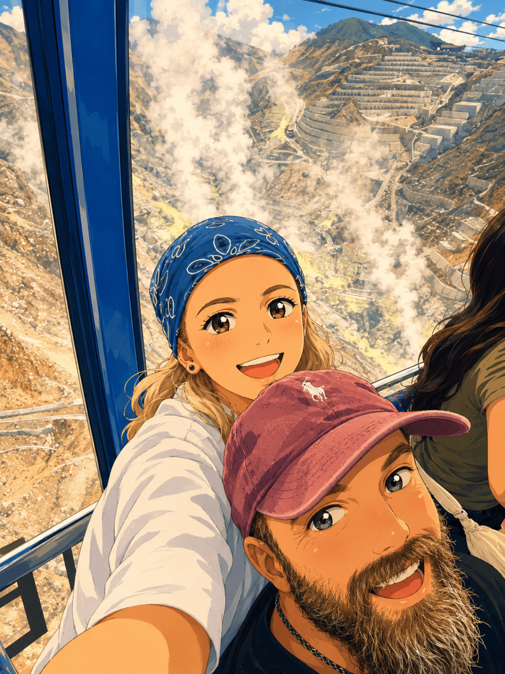 Hakone’de geleneksel Japonya manzarasını gösteren anime tarzı kapak görseli