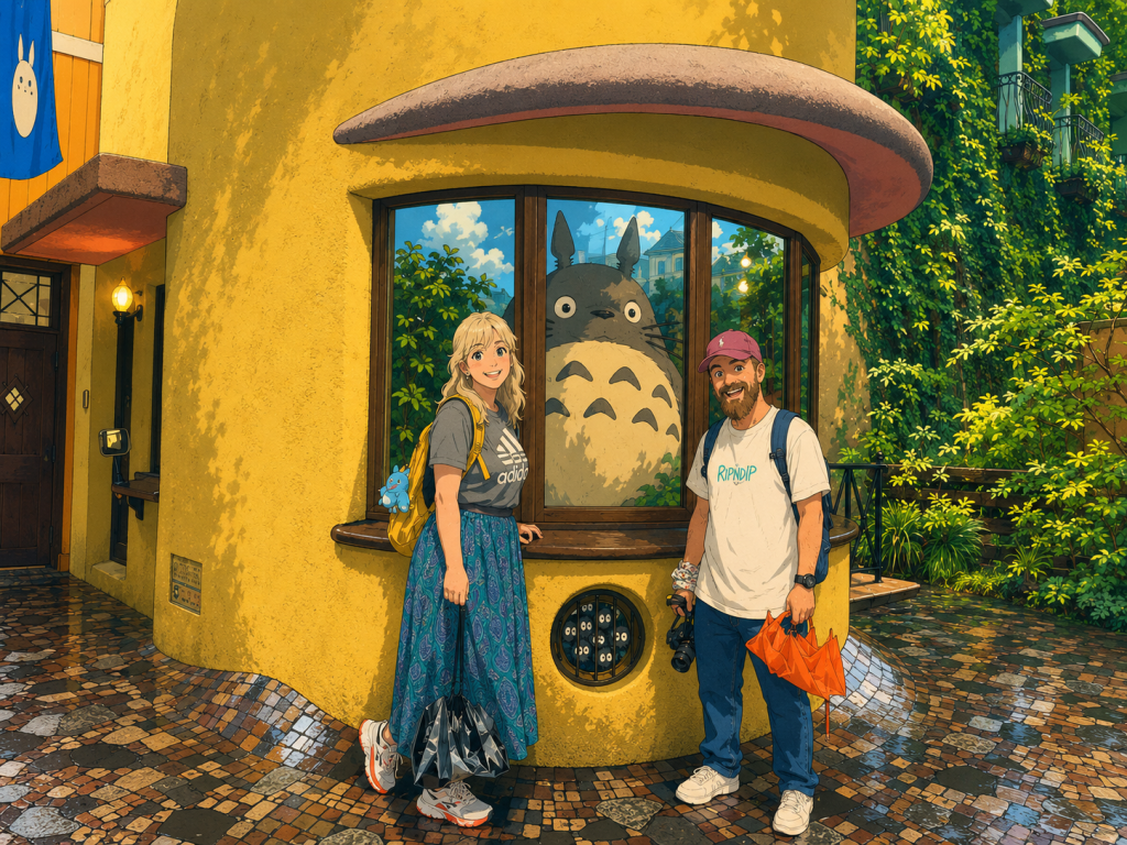 Studio Ghibli Müzesini gösteren anime tarzı kapak görseli
